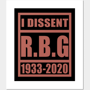 ruth bader ginsburg Posters and Art